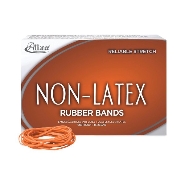 Alliance Rubber Rubber Bands, Size #19, Orange 37196